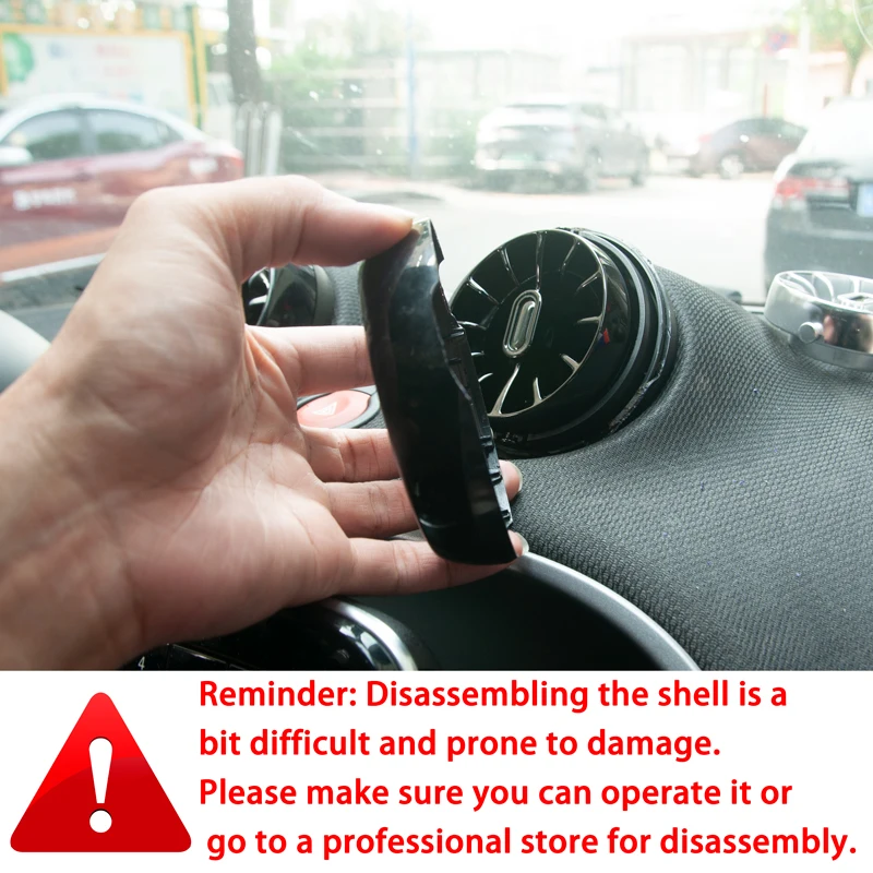 4 pz Cruscotto Sfiato Sostituzione Uscita Aria Direzione del Vento Regolazione Vortex Per Mercedes Smart 453 Fortwo Forfour Parti di Automobili 6