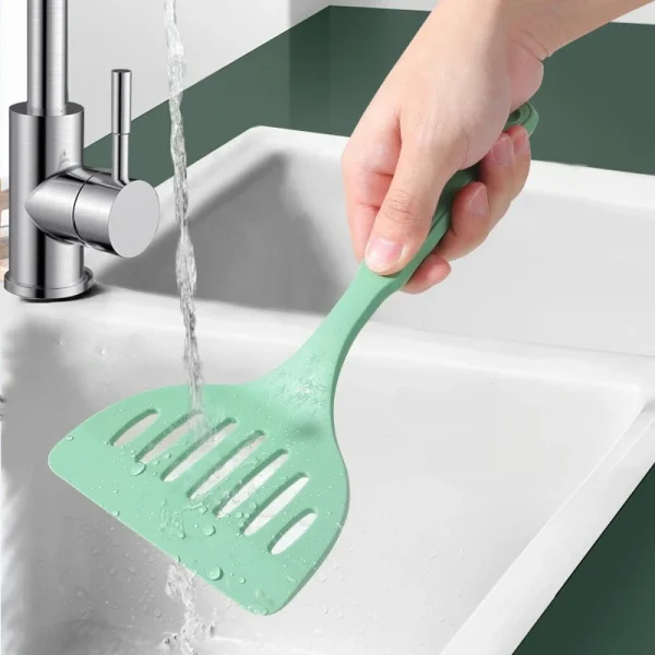Uovo Pesce Padella Spatola Paletta Pala Fritta Giratori in Silicone Utensili da Cucina Utensili da Cucina Accessori da Cucina Gadget 4