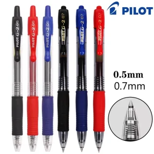 6 pezzi Giappone Pilot Penna gel BL-G2 0.7mm Penna a sfera Forniture artistiche Accessori per ufficio Studente Scuola di cancelleria Grande capacità 1