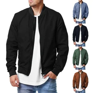 Giacca a vento casual da uomo Giacca bomber moda Giacca con cappuccio Felpe Cappotto con cerniera Giubbotto di salvataggio Maglione Uomo Abbigliamento Streetwear 1