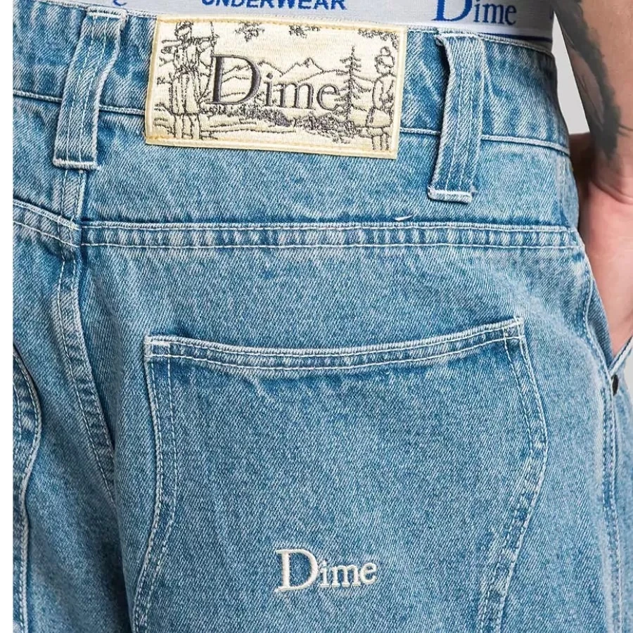 2025 Dime Jeans da uomo Dime Skate Baggy Ricamo Abbigliamento da strada casual e versatile y2k pantaloni casual a gamba larga a vita media 6