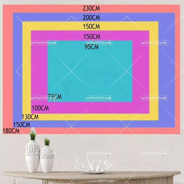 Fungo reattivo UV Blacklight Arazzo Wall Art Neon Paesaggio Arazzo Montagne Cascata Glow In The Dark Decor Poster 5