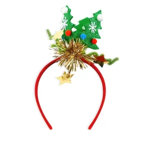 Simpatiche fasce natalizie Cappello da Babbo Natale Corna Pupazzo di neve Renna Fasce cosplay Festival antiscivolo Decorazioni di buon Natale 1
