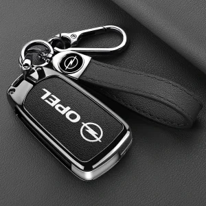 Custodia in pelle per chiave auto Shell Fob per Opel Astra Insignia Corsa Zafira Meriva Mokka Vivaro Vectra Antara Accessori auto 1