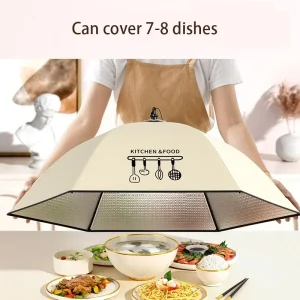 Copertura isolante per alimenti Copertura invernale pieghevole antipolvere per tavolo da pranzo Copertura per alimenti Copertura per utensili per verdure di riso Accessori per gadget da cucina 1
