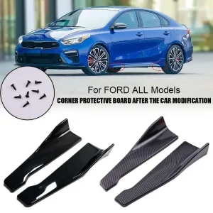 Universale 48 CENTIMETRI di Lunghezza Auto Gonna Laterale Paraurti Spoiler Splitter Protezione Scratch Per Audi Per BMW Per Benz Per AUDI Accessori 1