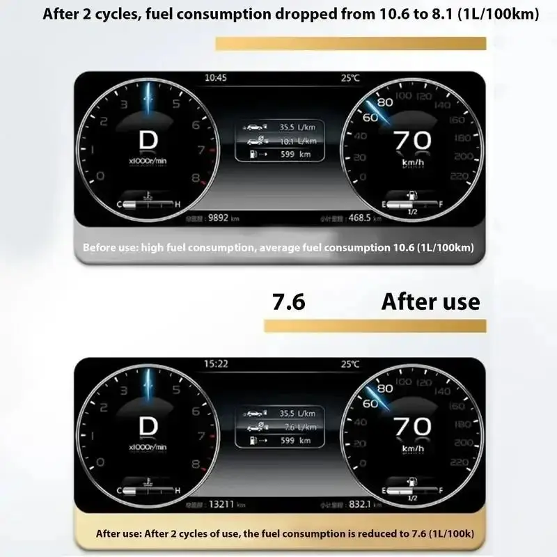 Il motore pulitore del convertitore catalitico aumenta la rimozione del carbonio riduce il consumo di carburante Acceleratori del motore per auto diesel # rc213v 6