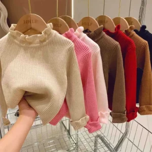 Autum Winter Baby Boy Girl Clothes girocollo Kid Toddler Girl Boy Pullover Baby capispalla bambini Baby maglione allentato lavorato a maglia 1