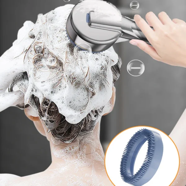 Nuovo filtro booster soffione doccia regolazione a quattro velocità con guarnizione dell'acqua accessori multifunzionali per il bagno della doccia domestica 6
