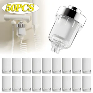 Kit purificatore uscita acqua Filtro rubinetto universale Cucina Bagno Doccia Filtro domestico Filtro ad alta densità in cotone PP 1