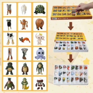 Divertimento italiano Brainrot Figure Box Tung Sahur 24 giorni Calendario dell'Avvento Brainrot Tralalero Shimpanzini Bananini Modello Giocattolo Regalo di Natale 1