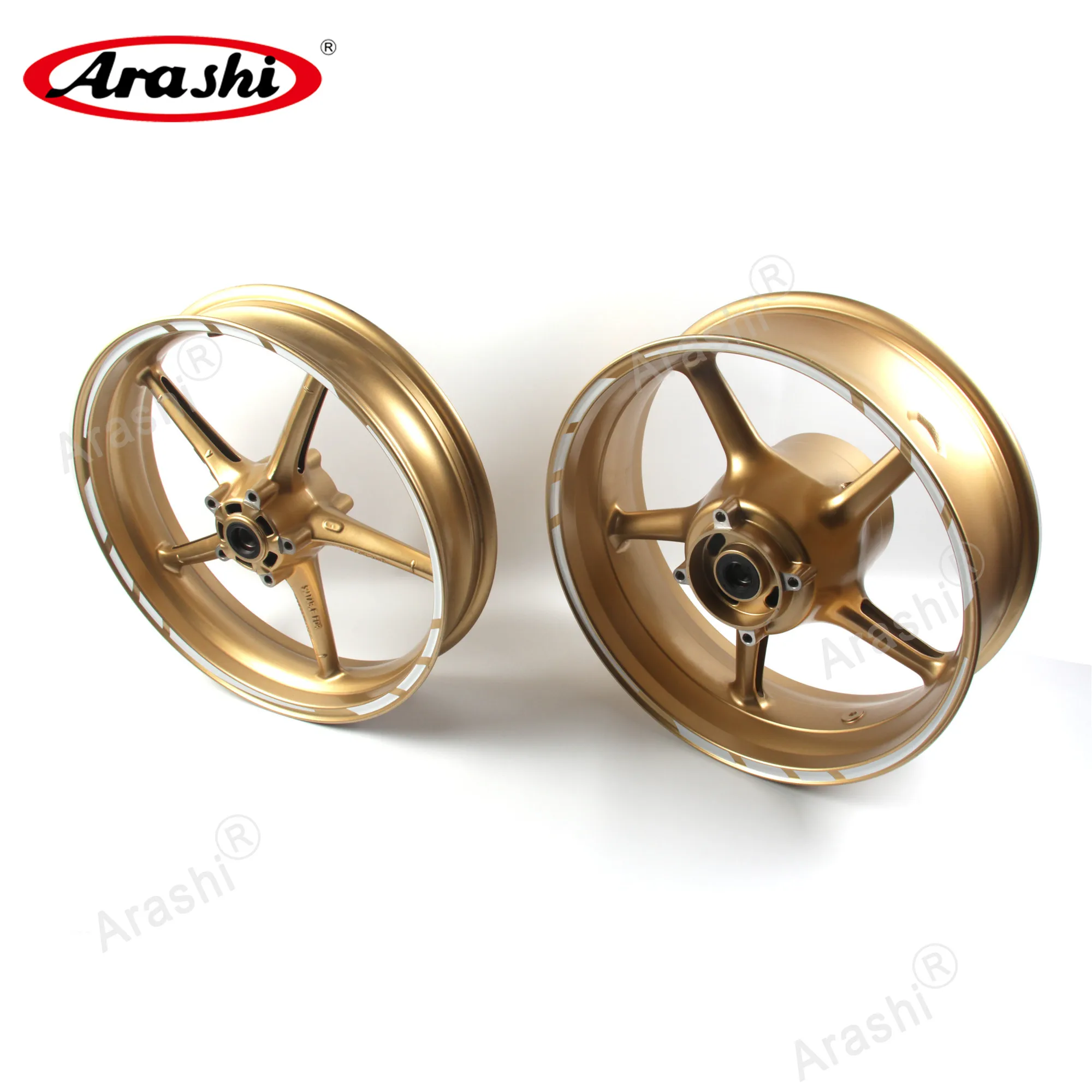 Moto Universale Anteriore Ruota Posteriore Cerchione Decalcomanie Ruote Wateroroof Adesivo Per KAWASAKI Z900 Z1000 Ninja Accessori 4