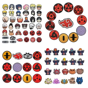MINISO Hot Anime Cartoon 6-100 pezzi scarpe ciondoli borsa per scarpe in PVC accessori di fascino fai da te per derivati regalo di festa di Natale di Halloween ﻿ 1