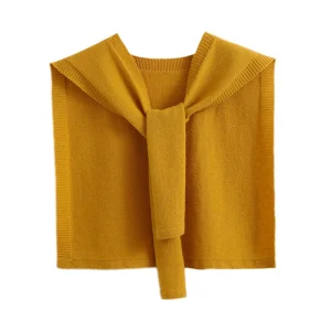 100% lana merino scialle maglione donna primavera autunno inverno stile preppy scialle lavorato a maglia sciarpa calda casual scialle di lana solida vestiti 1