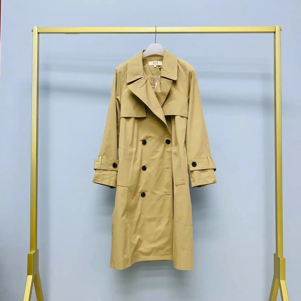 6895 Cappotto in cotone Manica intera Lunghezza Origine Cina Abbigliamento donna Giacca a vento Cappotto Capispalla da donna alla moda ed elegante 3