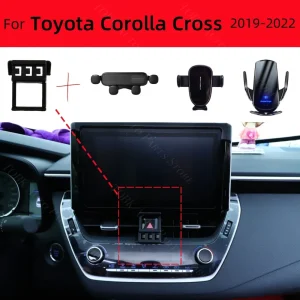 Per Toyota Corolla Cross 2019-2022 Supporto Del Telefono Per Auto Forte Speciale Staffa Fissa Base 15W di Ricarica Senza Fili Auto accessori 1