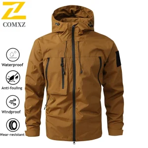 Gorpcore Giacca da trekking Abbigliamento da motocross maschile Cappotto da campeggio in montagna impermeabile Capispalla da bicicletta Chaqueta Cortavientos Hombre 1