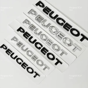 ABS Auto Lettere Adesivo Baule Posteriore Emblema Accessori per Peugeot 206 208 307 308 408 2008 3008 406 407 107 207 4007 4008 5008 1