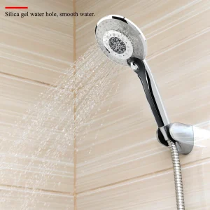 Soffione doccia portatile con display digitale a 3 modalità di spruzzo con controllo della temperatura a 3 colori Soffione doccia per bagno con luce a LED 1