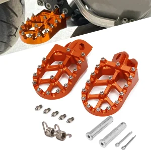 Pedane Moto In Alluminio Pedane Pedali Resto per KTM SX SXF EXC EXCF XC XCF XCW XCFW SMC 65 85 125 150 200 250 350 450 530 1