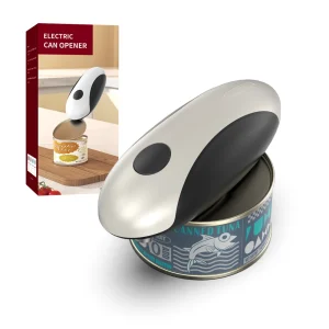 Apriscatole elettrico automatico compatto Utensile da cucina portatile One Touch per barattoli e bottiglie Apriscatole facile da riporre Ricaricabile 1