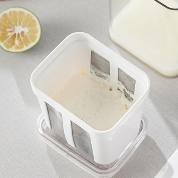 Colino per Yogurt greco colino a rete Fine riutilizzabile multiuso Fine per accessori da cucina per la casa filtro per succo di latte di soia 6