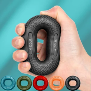 Anello per pinza per dito in silicone Anello per rinforzare i muscoli della mano Anello per allenamento per dito da polso Esercizio per espansore carpale Dispositivo per il fitness 1