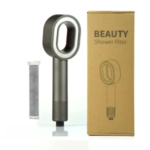 Soffione doccia profumato con elemento filtrante in fibra di carbonio Soffione doccia di bellezza per capelli e cura della pelle Soffione doccia Accessori da bagno 1