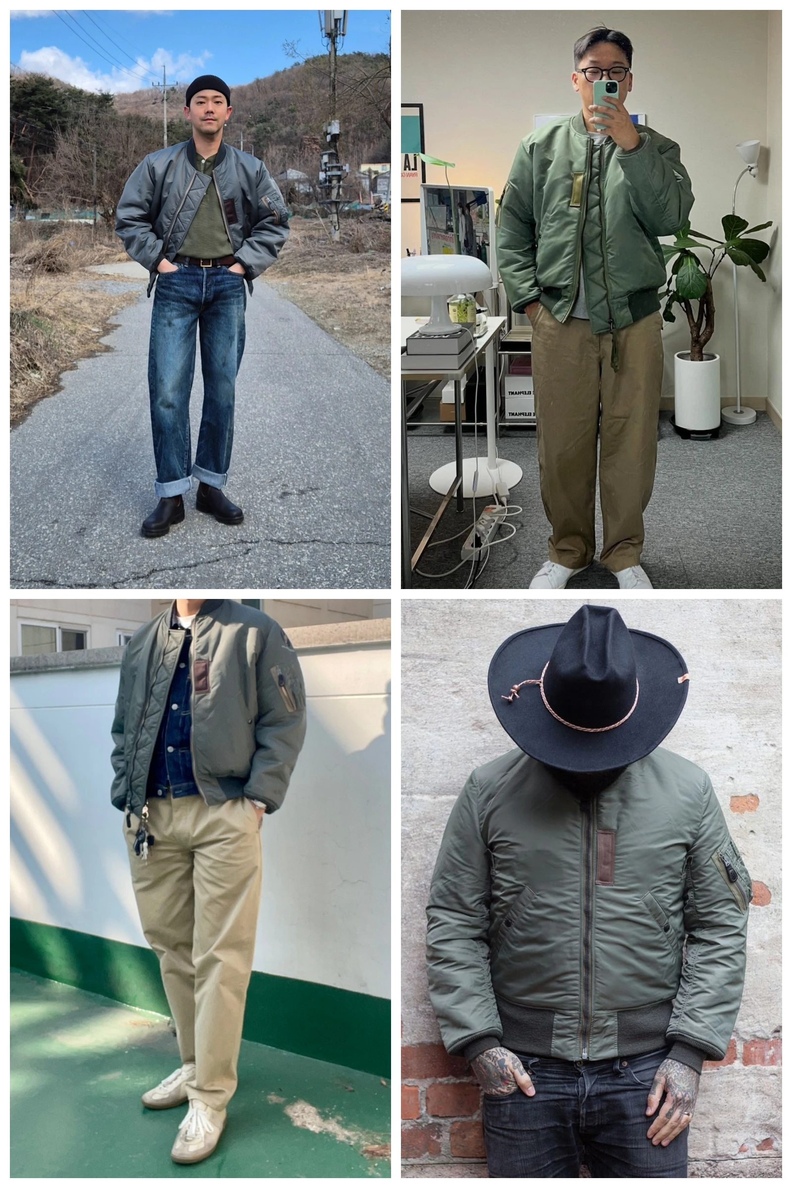 WII USAF William Gibson 2025 MA-1 Cappotto invernale verde salvia Pilota Nylon VTG imbottito L2B Giacca da volo bomber vintage GIAPPONE per uomo 5