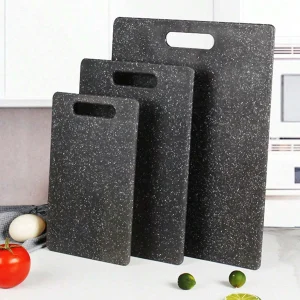 Tagliere in PP con Texture Marmorizzata Antibatterico e Anti-Muffa, Tagliere da Cucina per Verdure, Sicuro per Lavastoviglie, Salubre Utensili da Cucina Tagliere Antibatterico Tagliere Anti-Muffa Tagliere Resistente 1