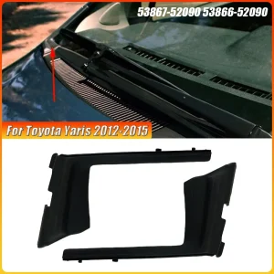 Auto Parabrezza Anteriore Wrap Angolo Trim per Toyota Yaris 2012 2013 2014 2015 Tergicristallo Lato Trim Copertura Coperchio 53867-52090 53866-52090 1