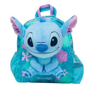 2025 autentico Smilgle Stitch zaino grande capacità studente anime cartone animato borsa da pranzo bottiglia d'acqua regalo 1