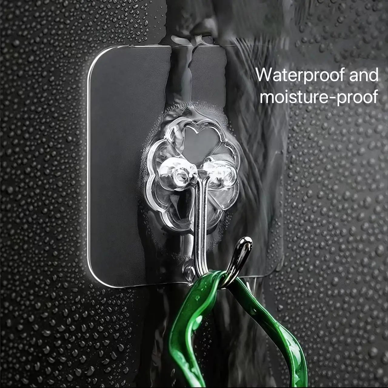 Forti ganci da parete autoadesivi ganci portachiavi porta asciugamani bagno organizer rack cucina ganci da parete adesivi trasparenti 5