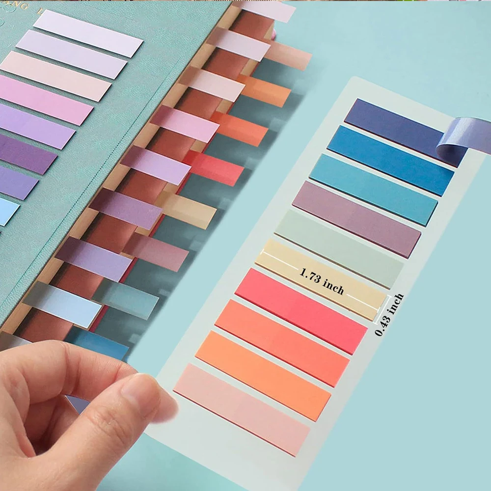 200-14400 Lenzuola Indice Trasparente Taccuini Memo Creativi Note Appiccicose Libro Schede Ufficio Scuola di Cancelleria Adesivi Autoadesivi 2