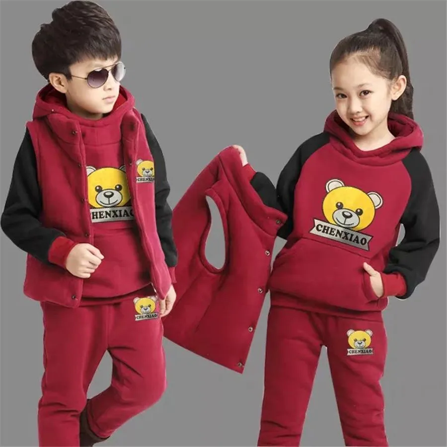 Ragazzi vestiti tuta sportiva abbigliamento casual per ragazzi 3ps set 2023 autunno lettera due pezzi abbigliamento per bambini set abbigliamento tuta per bambini 3