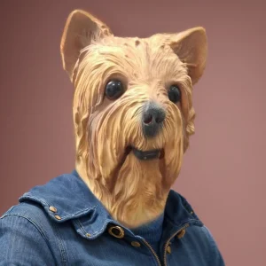 Shih TLatex Maschera per cani Maschere per testa di animale Pussycat Festa di Halloween Vestito operato Animale canino felino Maschere di gomma tabby Adulti 1