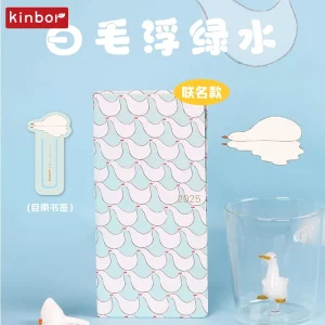 Kinbor 2025 Agenda settimanale Diario Settimana giornaliera Scrittura Notebook Obiettivi Impostazione Calendario Agenda Cancelleria 1