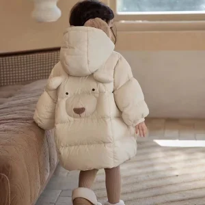 Ragazzi Ragazze Piumini Bambino Inverno Giacche imbottite in cotone Bambini Spessore caldo cotone con cappuccio Parka Bambini Autunno Capispalla 3-10 anni 1