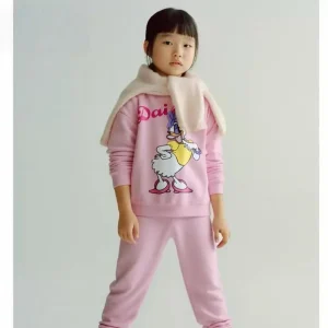 Nuovi bambini Felpe carine Abiti stampati completi Neonate Abiti a maniche lunghe Minnie Pullover stampati Pantaloni Abbigliamento primavera/autunno 1