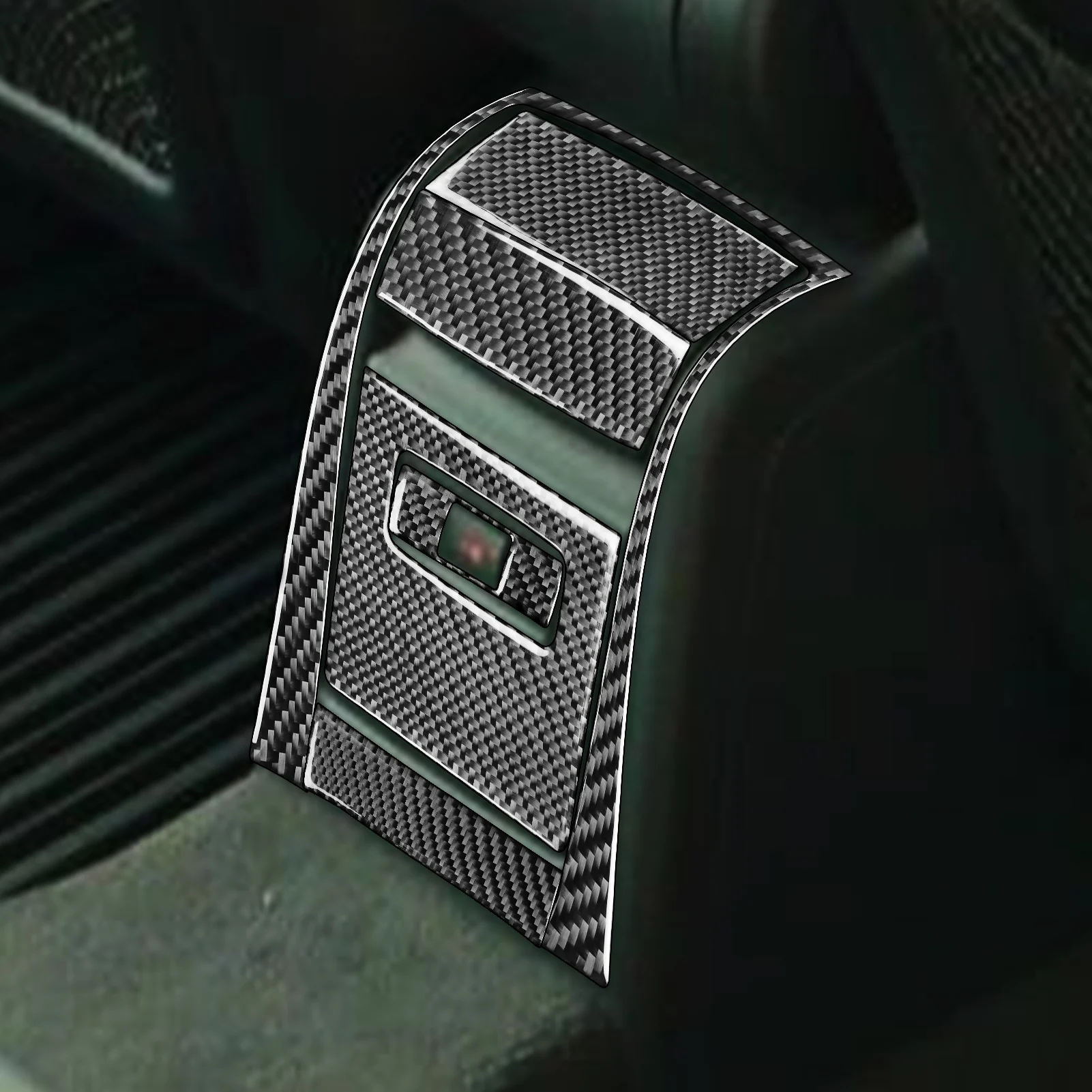 Per Audi A3 S3 8P 2006-20013 In Fibra di Carbonio Cambio Uscita Aria Finestra Ascensore Cruscotto Set Accessori Per Interni Auto adesivo 2