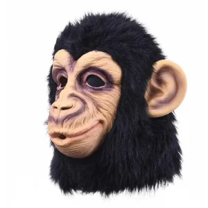 NUOVE Maschere di Halloween Gorilla Monkey Maschera divertente per adulti a pieno facciale in lattice Festa di Halloween Costume cosplay Maschere realistiche in maschera 1