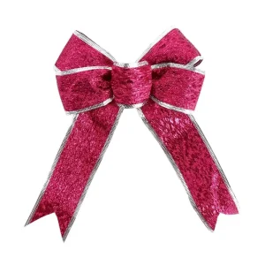 Decorazione di Capodanno Ciondolo appeso Archi di Natale Bowknot Archi di nastro Forniture per feste di Natale Decorazioni per la casa Ornamenti per l'albero di Natale 1