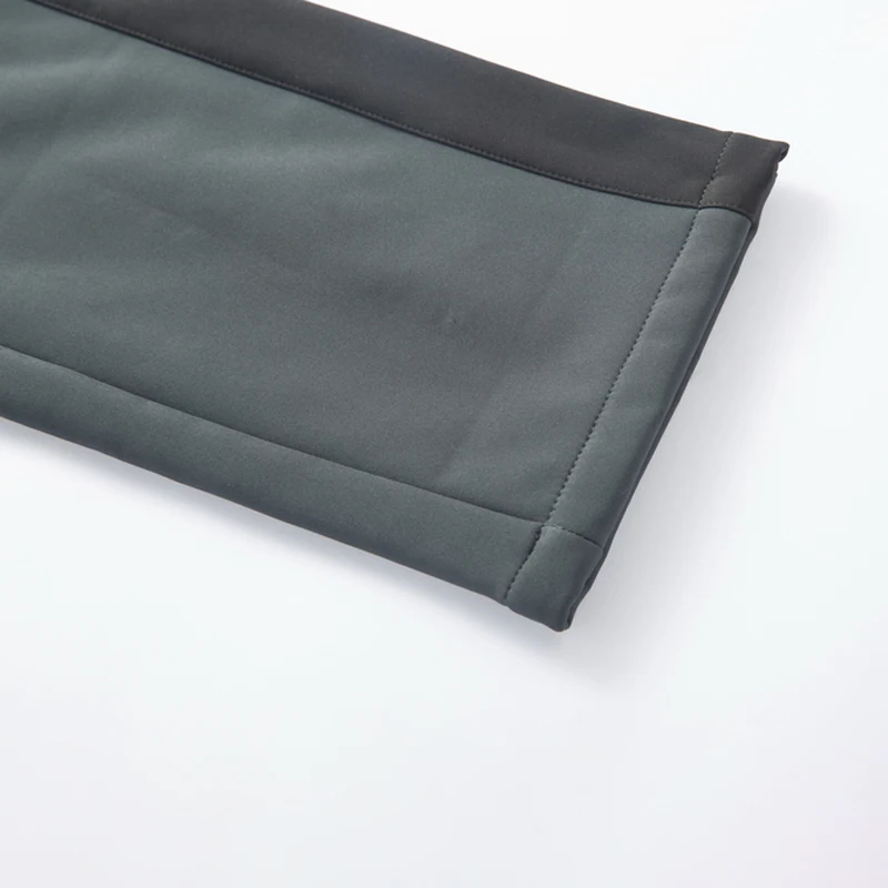 LNGXO Pantaloni da trekking in pile spesso caldo da uomo Pantaloni da pioggia invernali impermeabili antivento per esterni Soft Shell Trekking Pantaloni da sci da campeggio 6