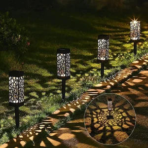 Lampada da giardino solare Lampada da giardino per esterni impermeabile Faretto solare da giardino Percorso Paesaggio Luce solare sotterranea Decor Street 1