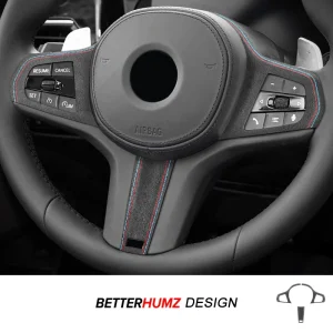 Per BMW G20 G30 F40 G21 G28 G11 G12 Z4 G32 Realizzato in Alcantara Volante Pulsante Trim Adesivi Interni Auto Tuning Accessori 1