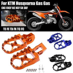 Moto Pedane Poggiapiedi Pedane Poggia Pedali Per KTM EXC EXCF XC XCF SX SXF 85 125 150 200 250 300 350 450 530 2017-2023 1