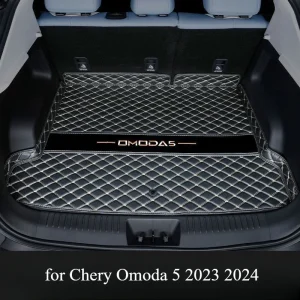 Tappetino per bagagliaio per auto per Chery Omoda 5 Accessori 2023 2024 Tappetino principale Retrofitting Il speciale cuscinetto per bagagliaio per auto per la decorazione di interni 1