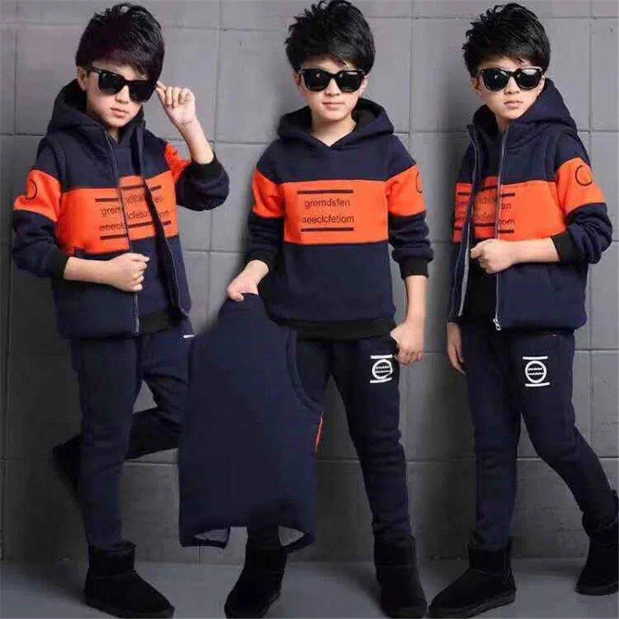 Ragazzi vestiti tuta sportiva abbigliamento casual per ragazzi 3ps set 2023 autunno lettera due pezzi abbigliamento per bambini set abbigliamento tuta per bambini 5