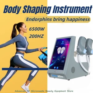 2025 NUOVA macchina per scolpire il corpo EMS Neo RF da 6500 W PRO Ultra Mini brucia grassi EM stimolazione muscolare elettromagnetica sottile 1