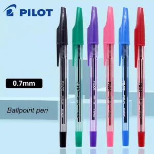 6/12 pezzi Giappone PILOT Penne a sfera BP-SF Colore 0.7mm Testa di proiettile Penna a olio Classica per la scrittura di firme Cancelleria per ufficio scolastico 1